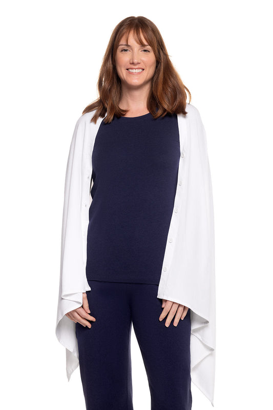 Revilla Convertible Sun Wrap | White
