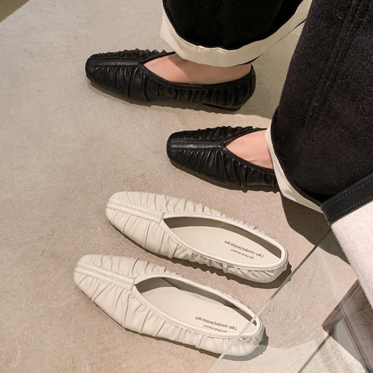 Bice Square Toe Block Heels Pumps Shoes