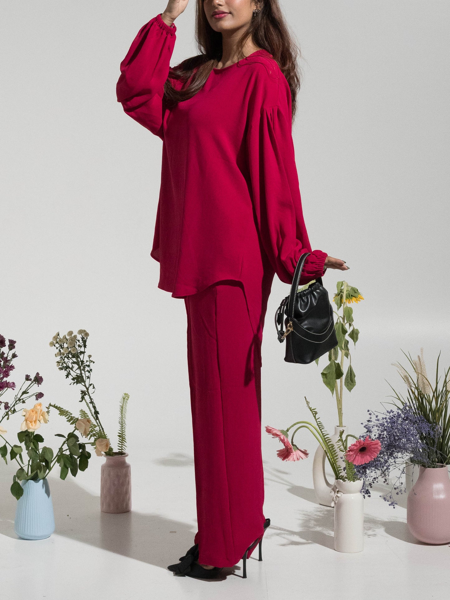 Jenna Everyday Co-Ord Set - Hot Pink