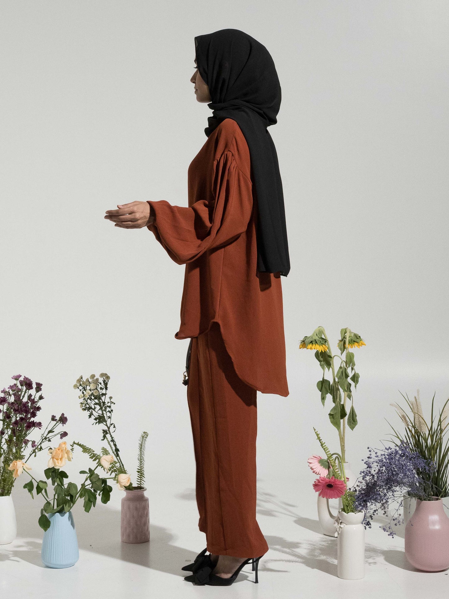 Jenna Everyday Co-Ord Set - Rust