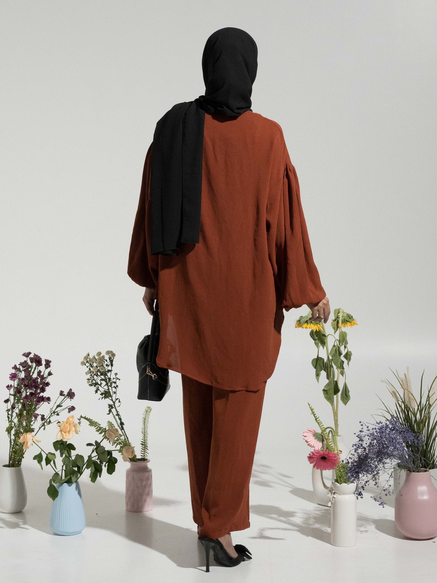 Jenna Everyday Co-Ord Set - Rust