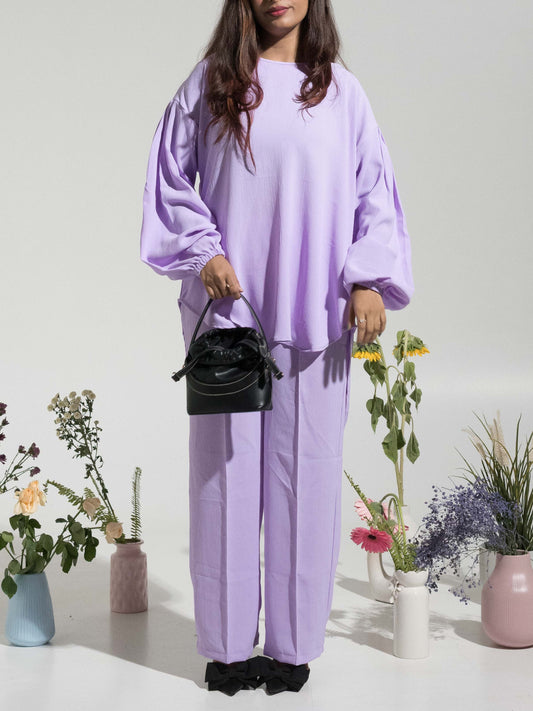 Jenna Everyday Co-Ord Set - Lavender